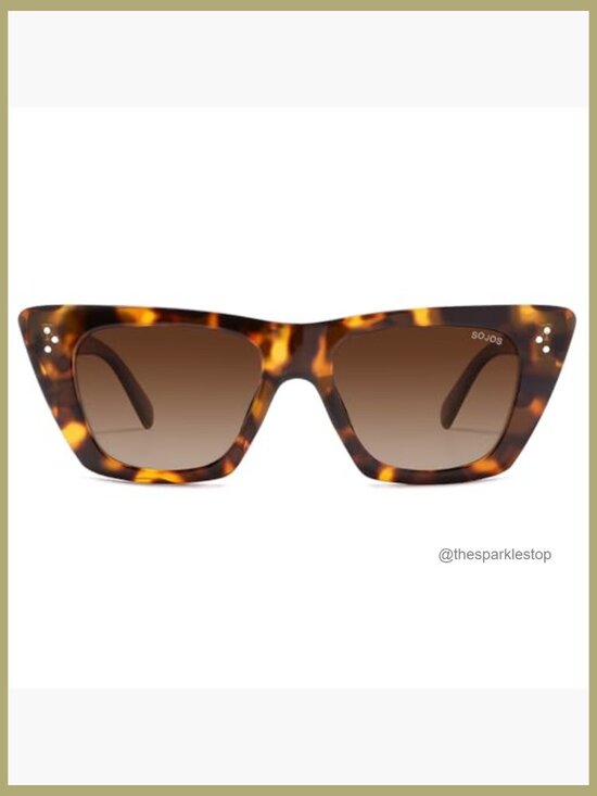 Retro Cat Eye Polarized Sunglasses with UV400 Protection
